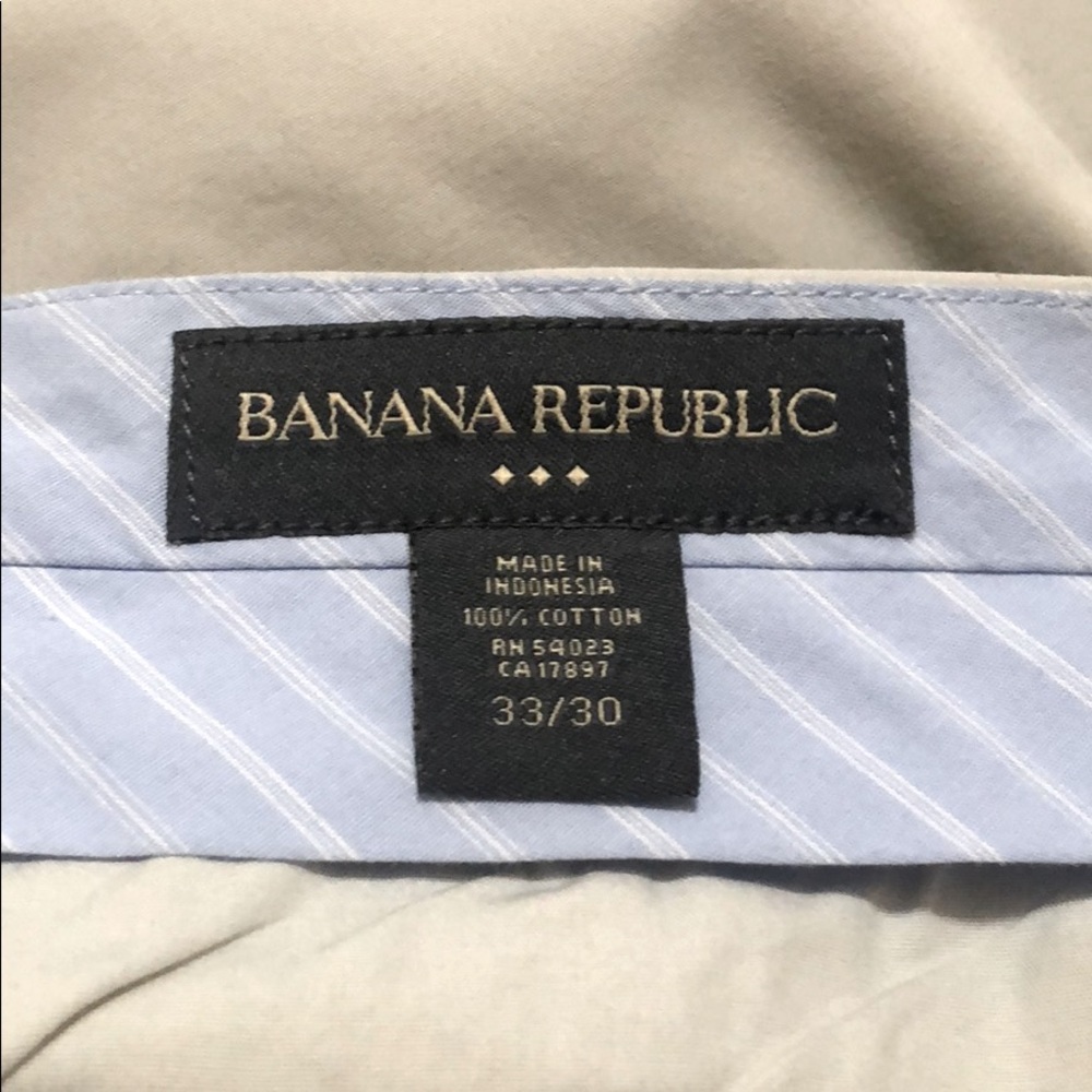 Men’s Banana Republic Cream Chino Pants W33, L30 - Picture 4 of 4